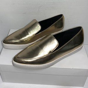Aldo Trezzo Pointy Toe Sneaker Gold Patent